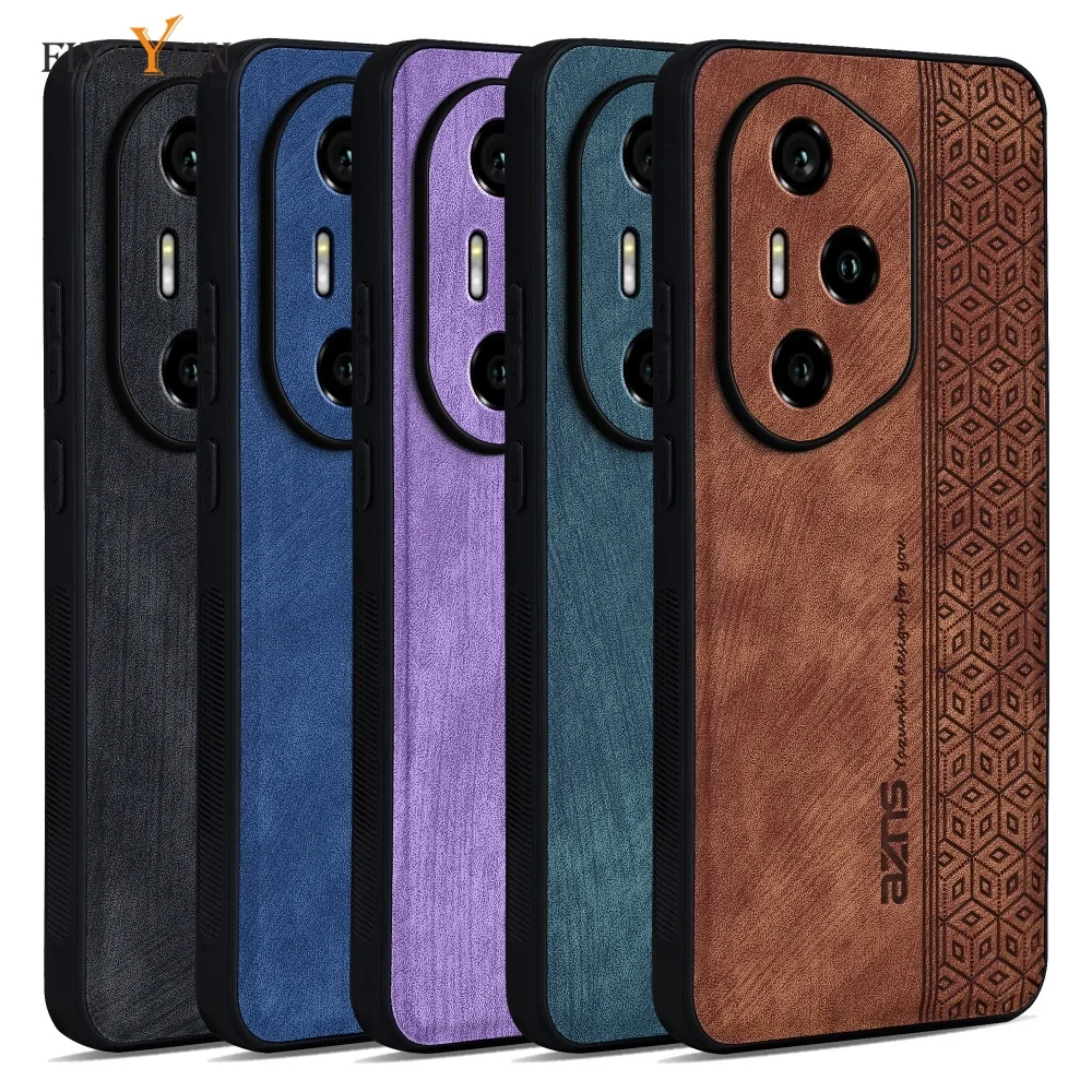 Luxury Leather Business Phone Case - Shockproof Soft Cover