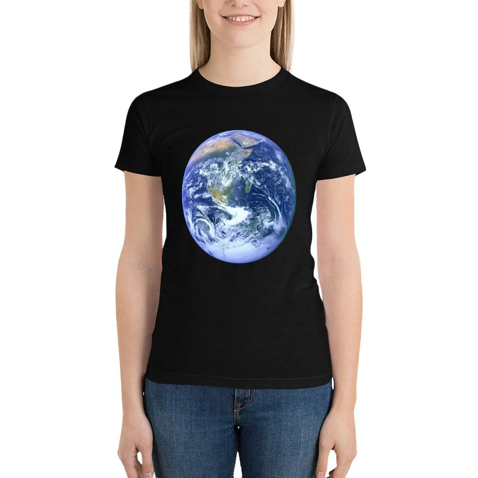 

Earth T-Shirt cute clothes vintage clothes tees oversized workout shirts for Women
