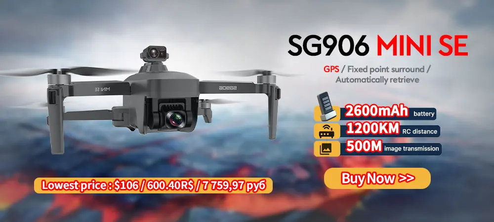Description Picture 3 of itemSG906 MAX 1 / Pro 2 Professional FPV 4K Camera Drone with 3-Axis Gimbal 4KM Brushless GPS Quadcopter Obstacle Avoidance RC Dron