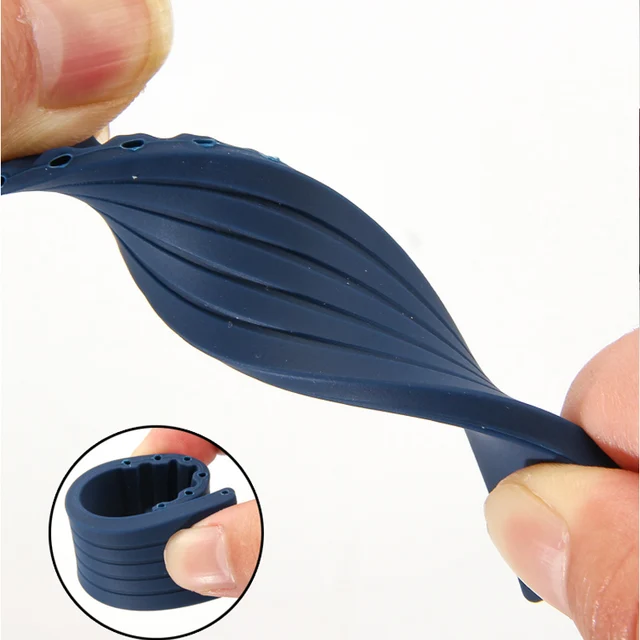 남성용 실리콘 시계 스트랩: 편안함과 내구성의 완벽한 조화