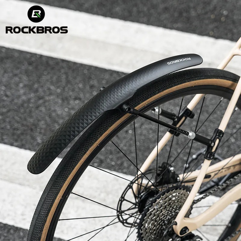 ROCKBROS Road Bike Fenders Bicycle Front Rear 700C Tires Universal Adjustable Bike Wheel Mudguard Bicycle Fenders Cycling Parts
