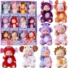 12Pcs/Set Sleeping Reborn Baby Doll Kit Toys Mini Constellations Baby Cute Adorable Dolls Playset Birthdays Gifts For Kids 1