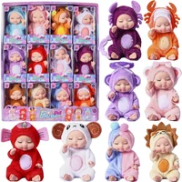 12Pcs/Set Sleeping Reborn Baby Doll Kit Toys Mini Constellations Baby Cute Adorable Dolls Playset Birthdays Gifts For Kids 1