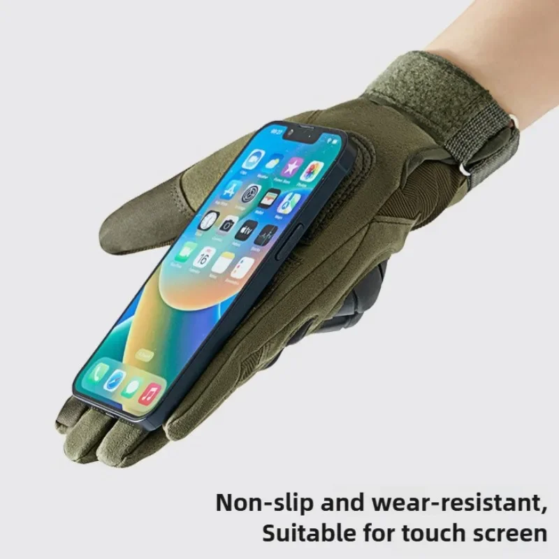 Tactical Gloves Shooting Gloves Touch Design Fitness Protection Sports Cycling Motorcycle Hunting Full Finger Walking Gloves 5