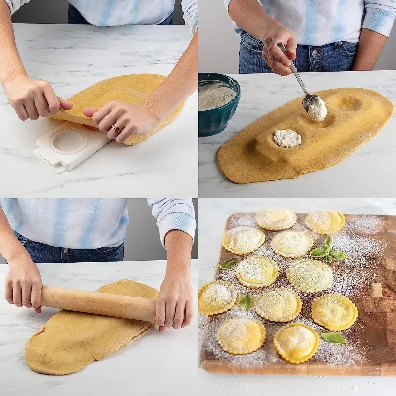 Ravioli Maker With Press Ravioli Cutter Mold Dumpling Maker Press Dumpling Mold Triangle Star Heart Stamps Pasta Machine