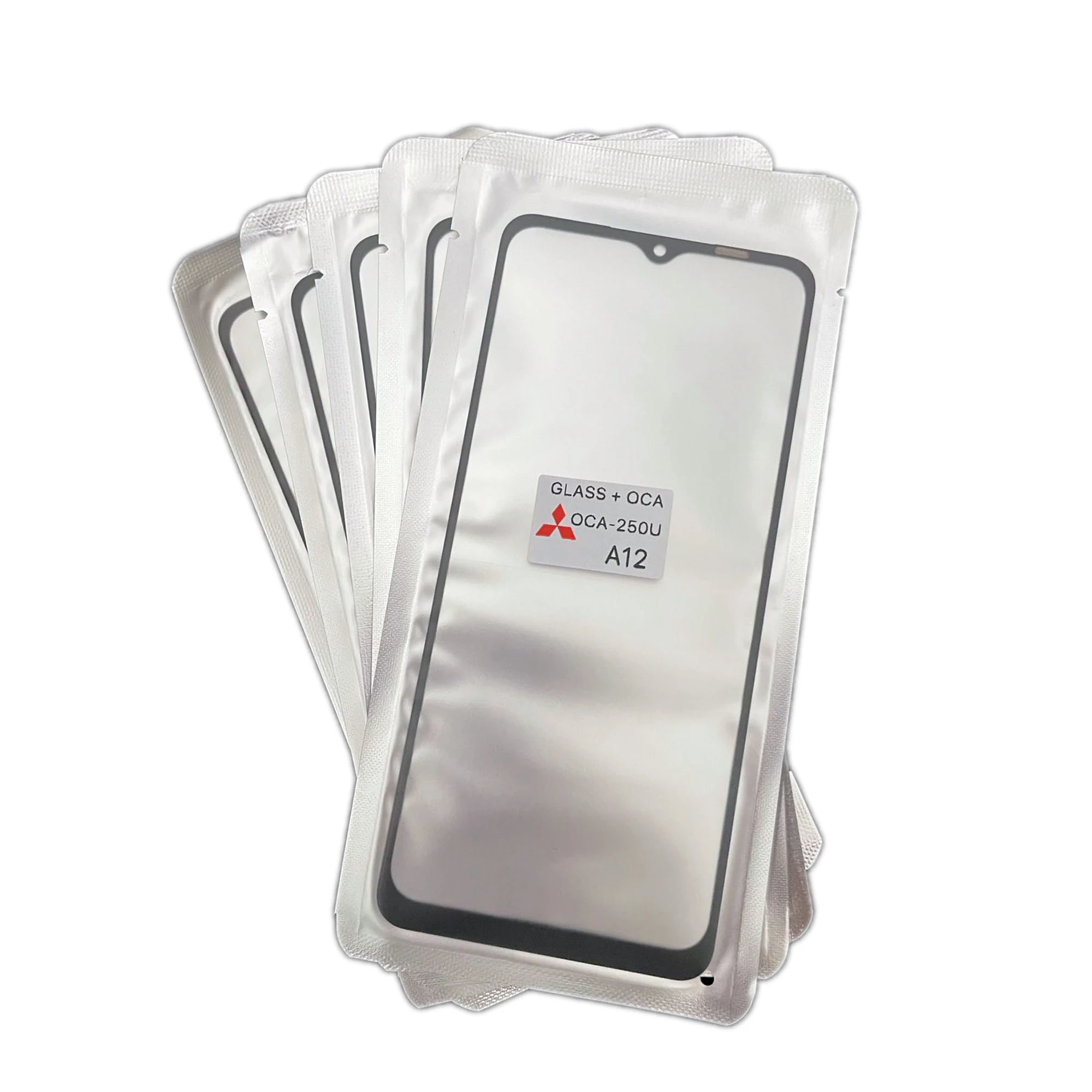 LCD Display Replacement Glass Screen Replacement Touch Screen Digitizer Replacement Optical Clear Adhesive Film 10pcs LCD Front Outer GLASS Lens OCA Glue For Samsung Galaxy A02S A02 A12 A22 A32 A42 A52 A72 A025 A03S