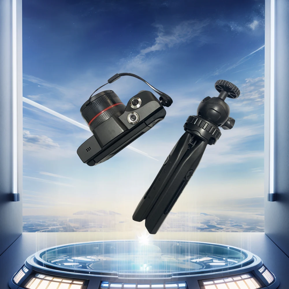 Projector Bracket Mini Tabletop Tripod with 1/4-Inch Screw Mini Projector Desk Tripod Stand Camera Stand for Projector Camera