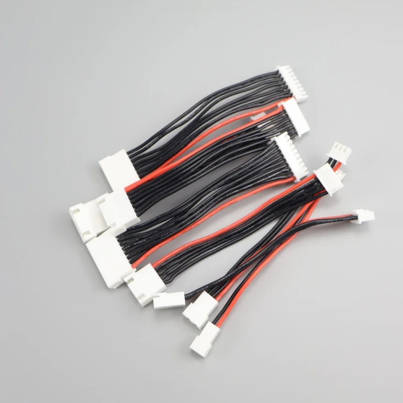 Lot de Câbles de Batterie Drone 10cm - 1S à 8S - Connecteurs XT60/JST