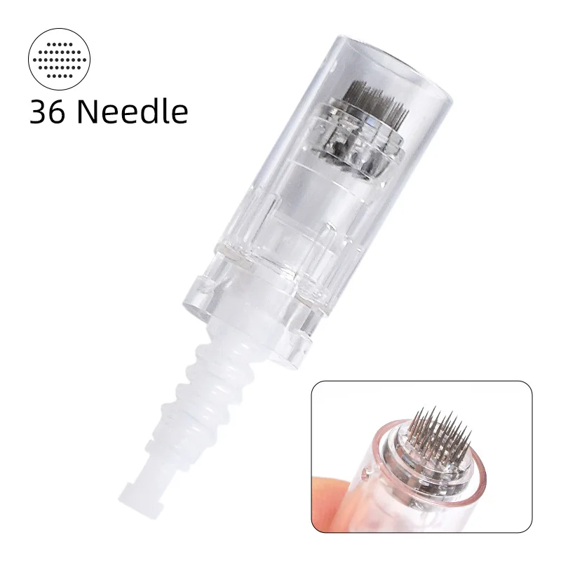 36Pins Bayonet Cartridges Disposable Microneedling Compatible With Derma Pen Ultima N2 M5 M7 E30 Individually sealed Pack 50pcs