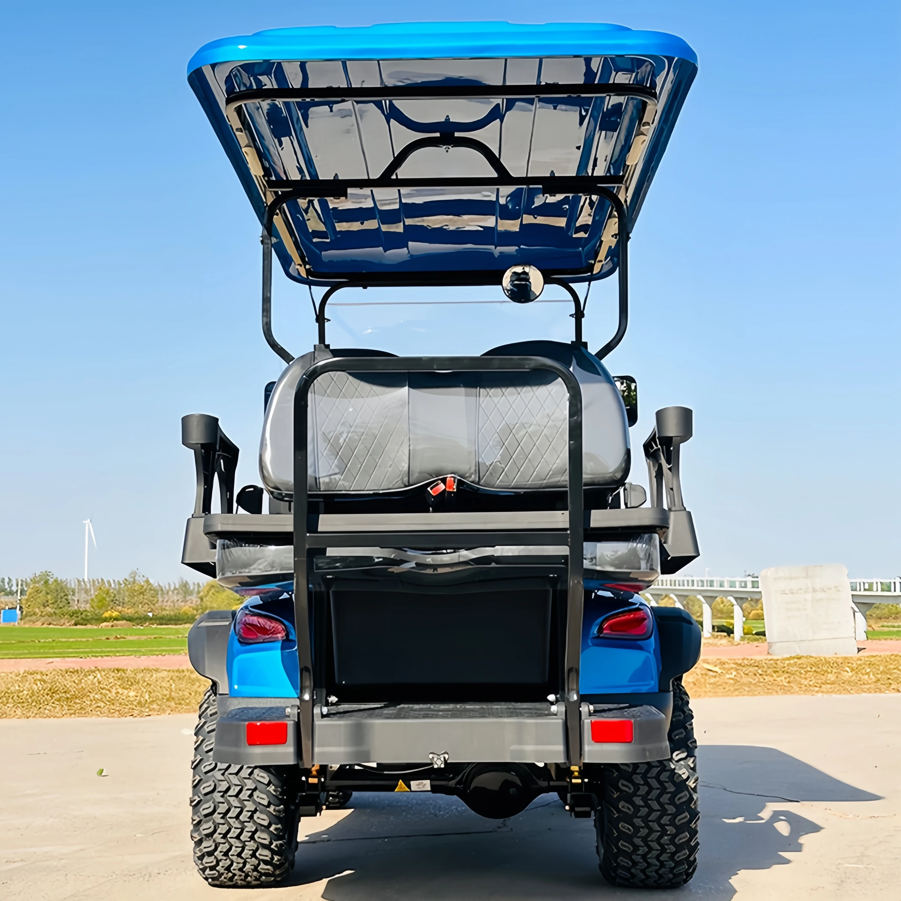 Cheap Chinese golf carts for sale electric cart cars lithium 72V battery 6 seater price club car 48 volt batteries