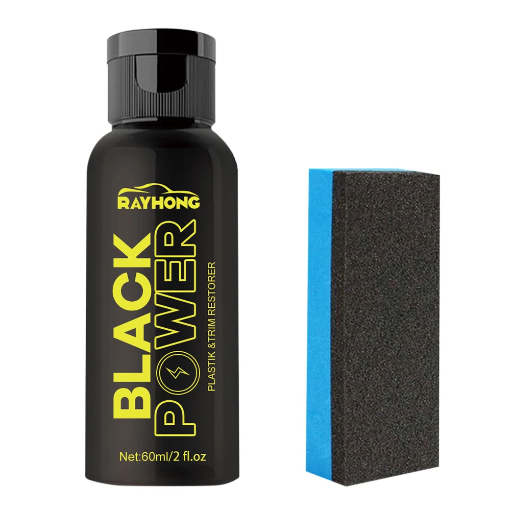 

Universal 30/50ml Car Plastic Restorer Agent Car Maintenance Nano Refresh Coating With Sponge Refurbish Cleaning Accessories