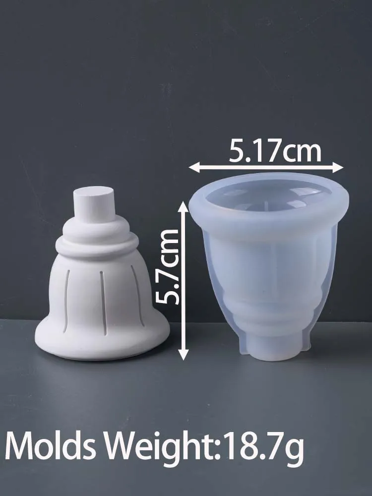 النمط الأوروبي شمعة حامل قالب من السيليكون لتقوم ب...