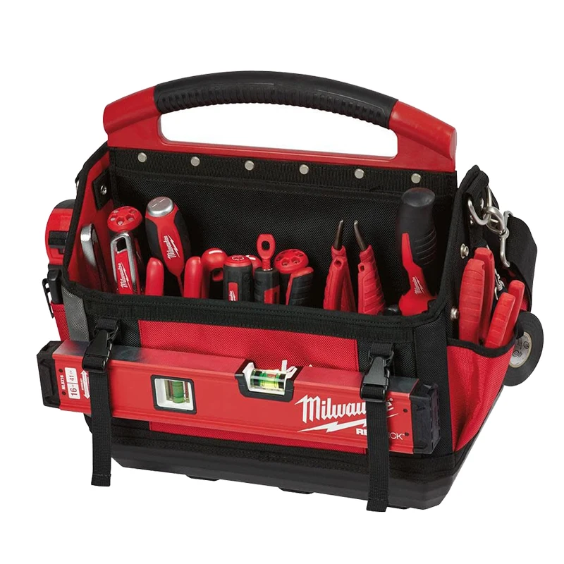 Milwaukee 48-22-8315 PACKOUT 15" Tote 31 Pockets Zipper Style Hand Tools Spare Parts Storage Kit Durable Suitcase 3