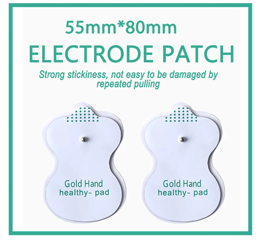 10/20pcs Electrode Pads Reusable Massage Patch For Tens Digital Therapy Machine Electrodes Digital Therapy Massage 3.5mm
