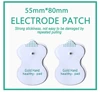 10/20pcs EMS Electrode Pads Reusable Massage Patch for Tens Digital Therapy  Machine  Electrodes Digital Therapy Massage 3.5mm 5