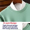 Men's 100% Cashmere Sweater O-Neck Pullovers Knit Large Size Wool Sweater Winter New Tops Long Sleeve High-End Jumpers 4