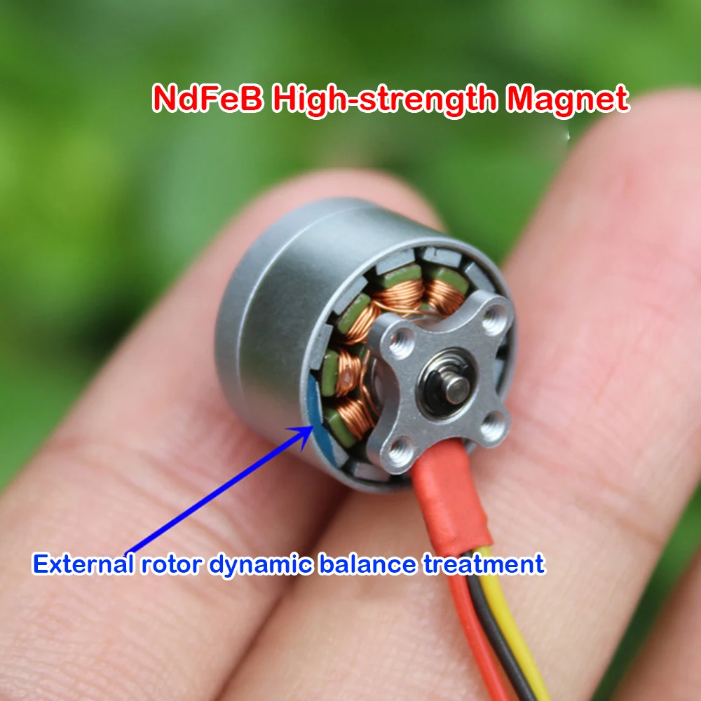 Micro moteur sans balais 1104 4300KV pour mini quadcopter RC