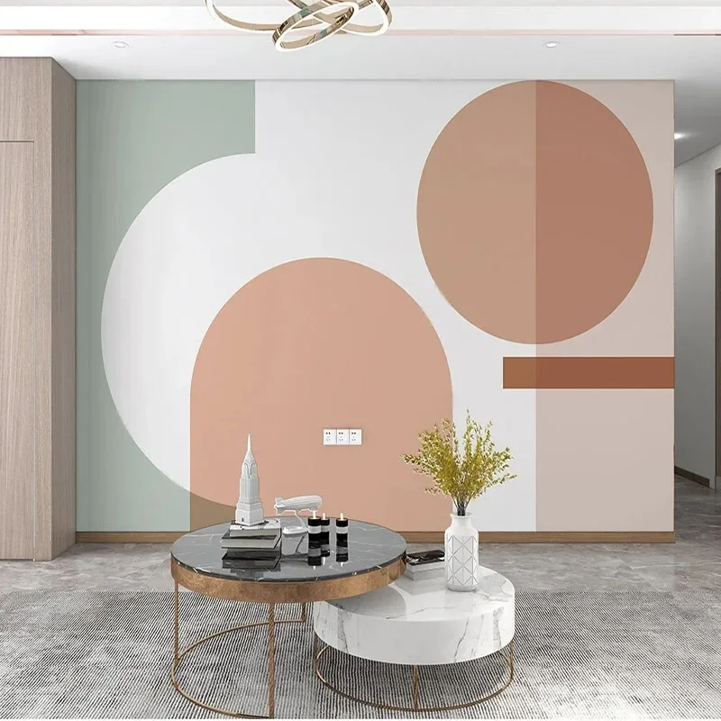 Personalizado Qualquer Tamanho 3d Mural Papel de Parede Personalidade Geométrica Fundo Arco Forma Decorativa Pintado Pared Decoração para Casa Tapety
