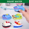 Mini Car Baby Shower Boat Carrying Toy Shower Boat Sprinkler Swimming Pool Children's Bathtub And Beach Birthday Gift 4