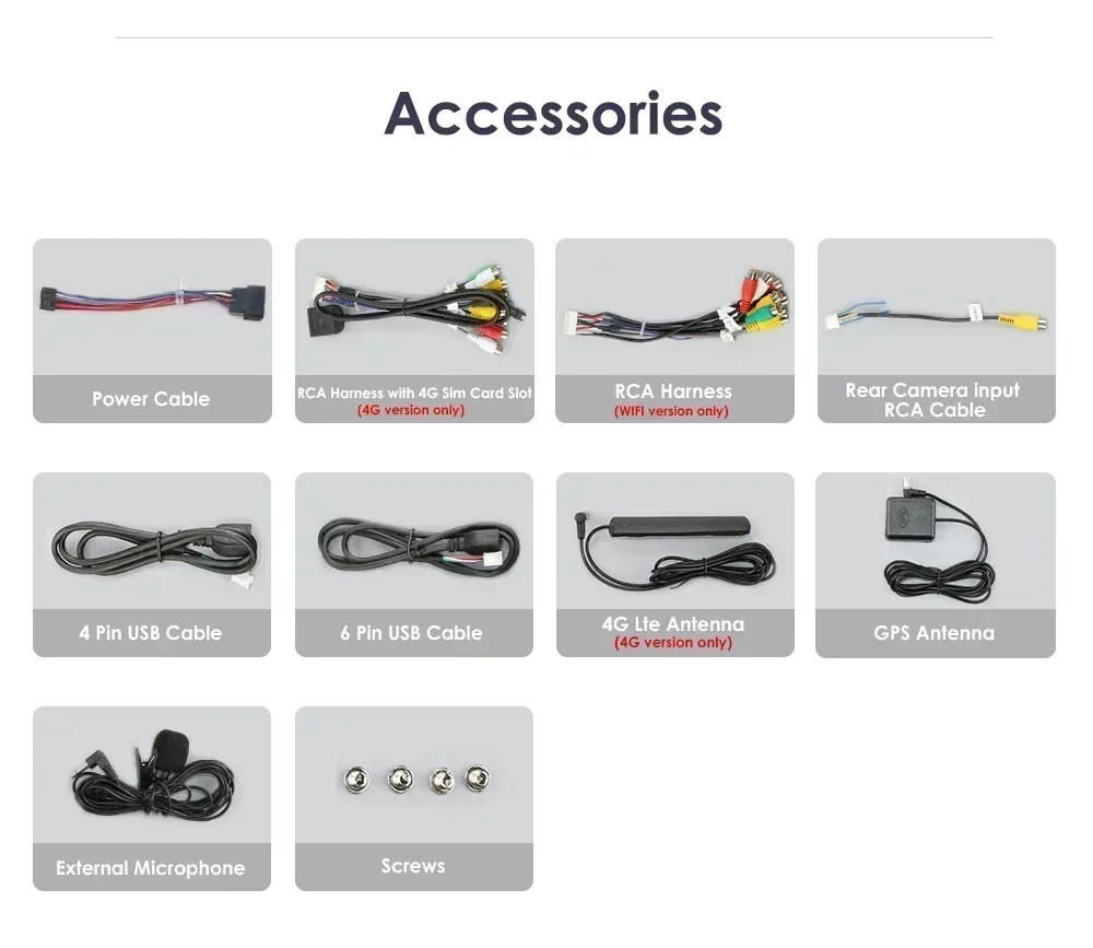 Hizpo Android 13 Car Stereo Video Multimidia Radio Player 10.1