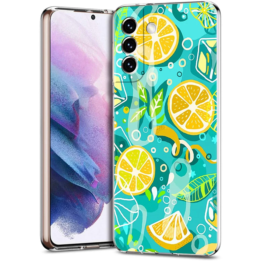 Mediterranean Lemon Transparent Phone Case