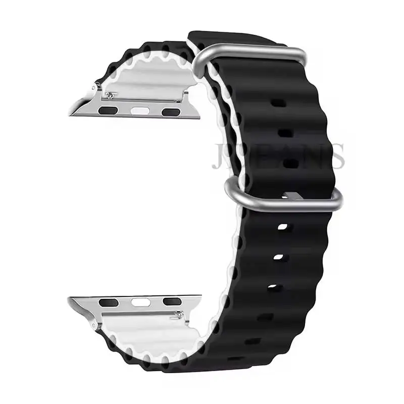 ตัวเลือกสินค้า เข็มขัดแท้ Apple Watch Ultra ยืดหยุ่น 49/44/45/41/40/38 มม.