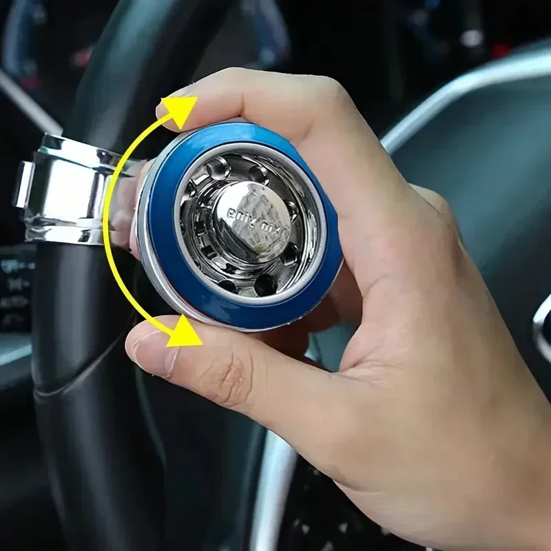 Booster al volante dell'auto, 360 ° Rotazione, facile assistenza alla rotazione, vestibilità universale, migliora il comfort e il controllo della guida degli accessori - Image 2