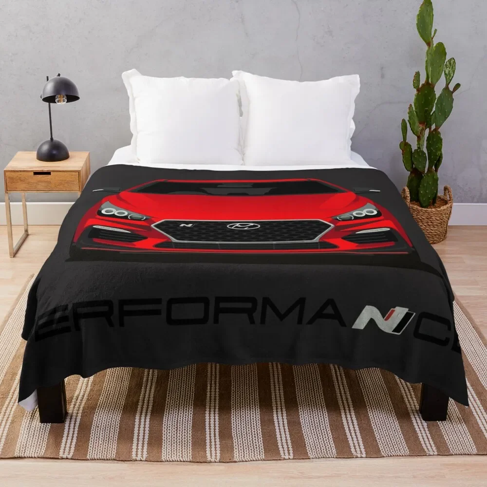 

I30N (custom red) Throw Blanket Cute Soft bed plaid Luxury Designer Blankets
