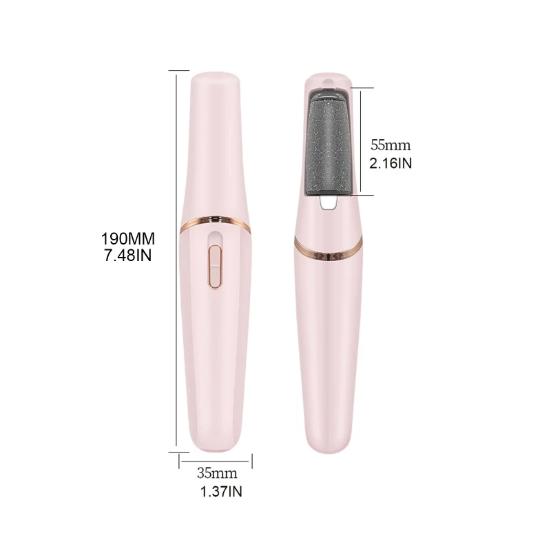 Rechargeable Portable Electronic Foot File Pedicure Tool Electric Callus Remover 6