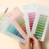 200 Sheets Transparent Sticky Notes Self-Adhesive Reading Annotation for Books Notepad Bookmarks Memo Pad Index Tabs 2