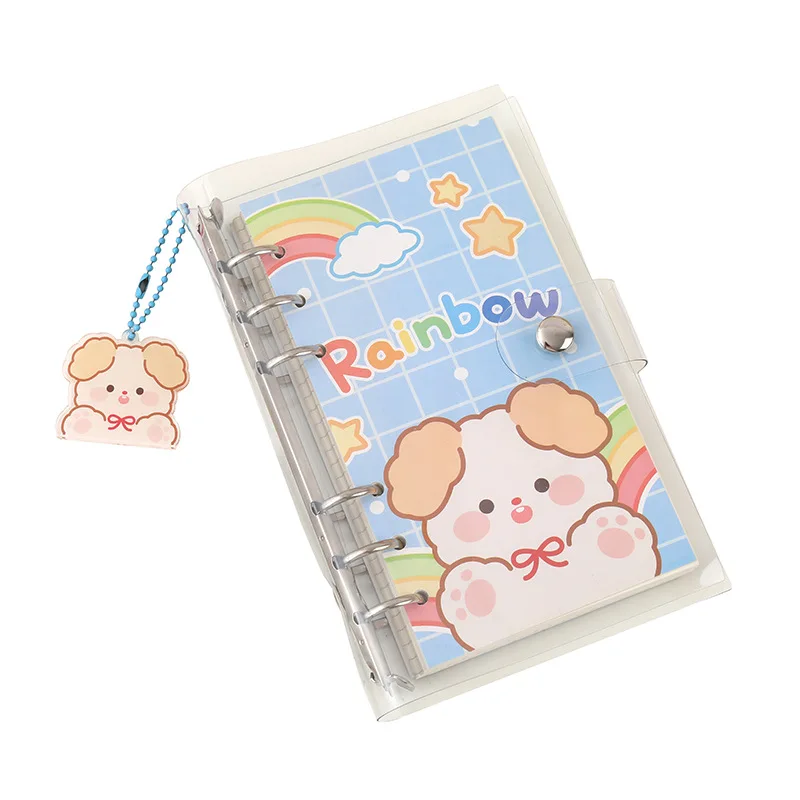 Carnet de dessin animé mignon coréen pour étudiants, journal de  scrapbooking Kawaii, carnet de licence, cuir chevelu adt, poignées, livre  amovible, ours, 100 feuilles - AliExpress