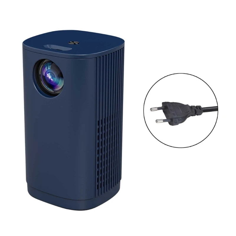 

Projector 800 Lumens with 100" Projector Screen, 1080P Full Supported Portable Projector, Mini Movie Projector
