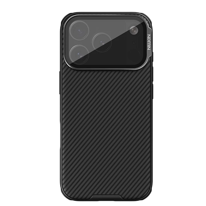 NILLKIN Custodia Protettiva Magnetica in Kevlar Aramidico e Carbonio per Fotocamera, Compatibile con iPhone 15 16 17 Pro Max i15 i16 Magsafe Macsafe - immagine 3