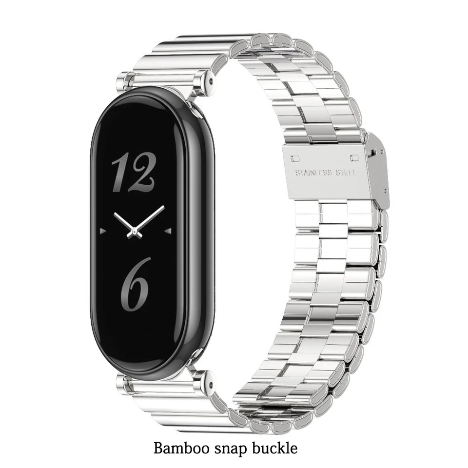 Cinturino In Metallo Acciaio Inossidabile Per Xiaomi Band 9 Active – Regolabile 130-210mm - 4