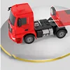 Double E663 Remote-controlled Flatbed Trailer Excavator Set Engineering Toy Car Boy And Girl Birthday Gift 3