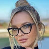 Transparent Cat Eye Reading Glasses Women Stylish Simple Ultralight TR90 Spring Hinge Computer Presbyopia Eyewear Vision 0~+600 3