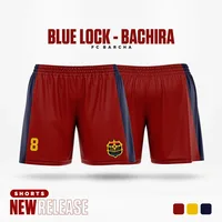 Blue Lock FC Barcha Jersey Men Shorts Cartoon Anime Summer Quick-Dry New Fashion Women Short Pants Sport Children Unisex Bottom 1