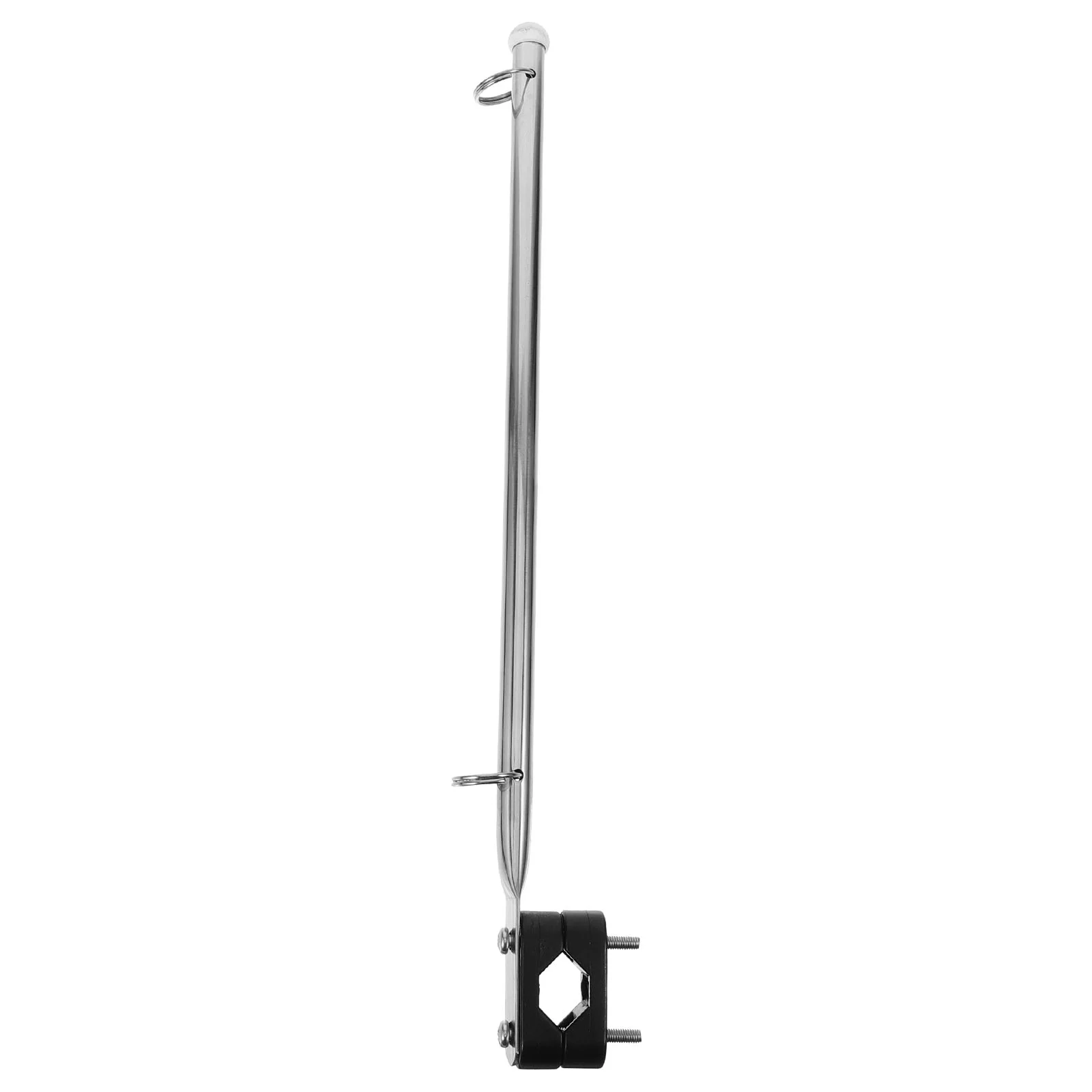 

Marine Boats Flagpole Convenient Flag Holder Stainless Steel Flagpole Practical Yacht Boat Flag Support