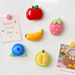 Vibrant Fruit - Themed Resin Refrigerator Magnets for Kitchen and Home Decor (5PCS)