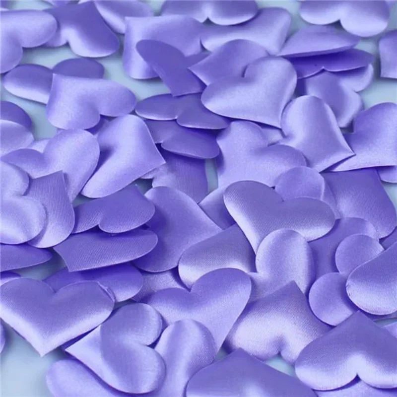 100pcs/bag Heart Shaped Petals Wedding Valentines Day Toss Table Decorations Birthday Decorations