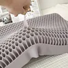 Supportive Pillow for Neck Shoulder Pain Relief 100% Elastic Grid Oversized Cool Ergonomic Pillow with Breathable Cover 2