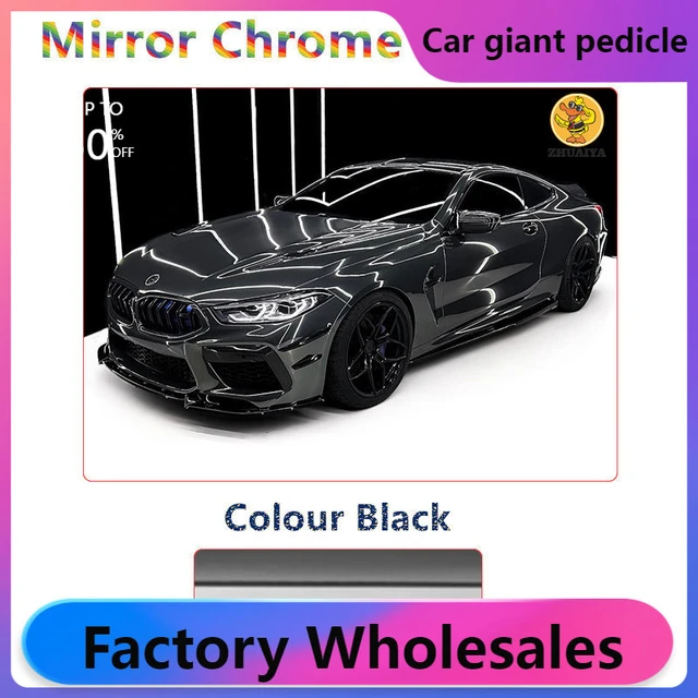 36 x 60 Silver Chrome Mirror Vinyl Film Wrap Sticker Stretchable