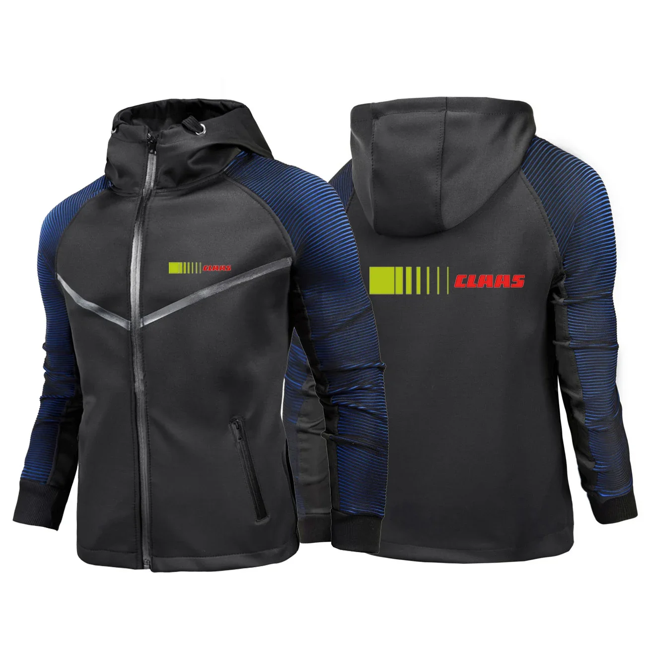Claas 2023 Nuovo Marchio Da Uomo Primavera E Autunno Racing Suit Coat Design Casual Fashion Printing Zipper Hoodies Sport Top Clothes