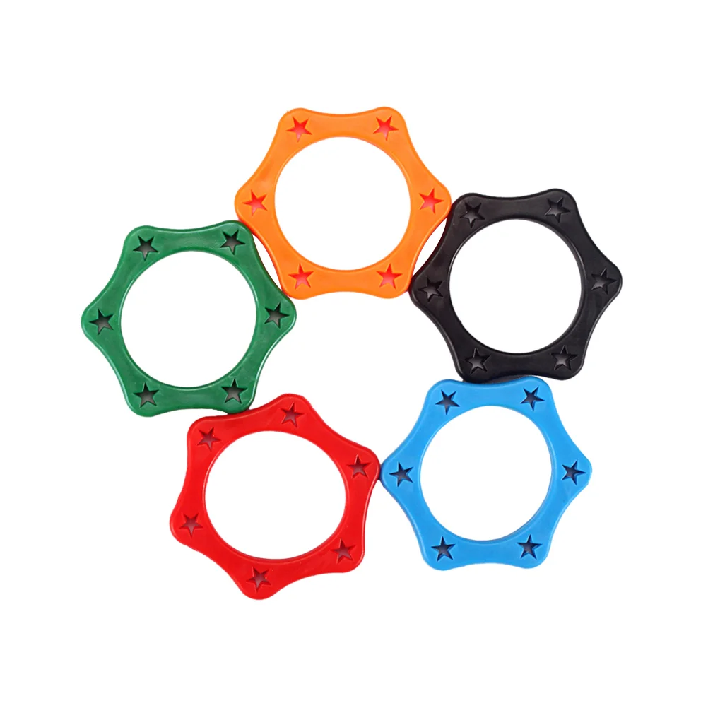 

5pcs Plastic Anti Roller Ring Protection for Handheld Wireless Microphone(Inside Diameter:35mm,Blue, Orange, Red, Green ,Black)