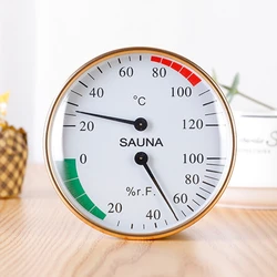 Sauna Room 2 In 1 Thermometer Hygrometer Indoor Humidity Temperature Meter Gauge For Bathroom Sweat Streamroom