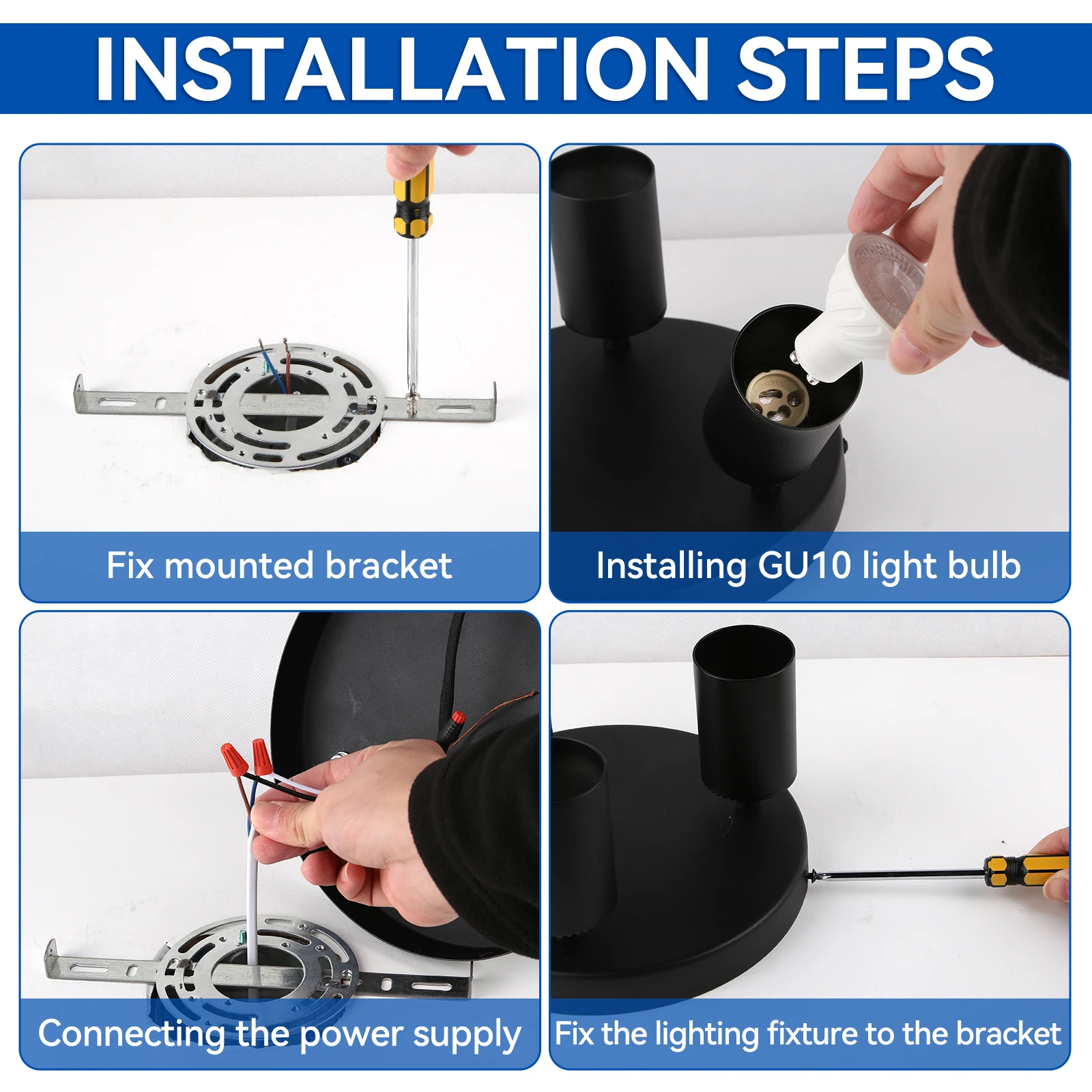 GU10 LED Spotlight Ceiling Light 24