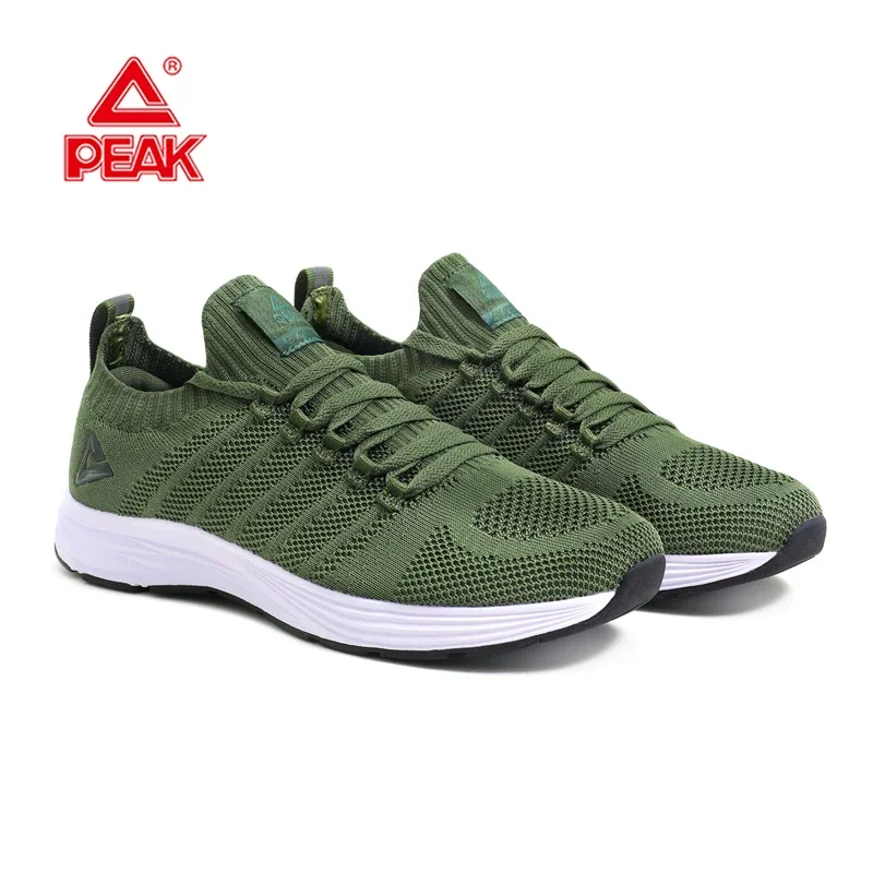 PEAK Men Sneakers Running Shoes Breathable Mesh Upper Non-slip