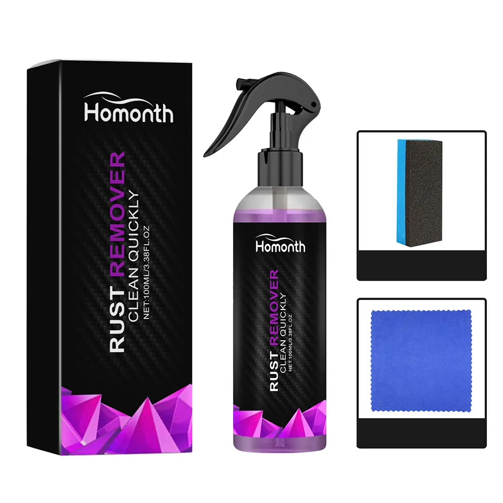 100g Metal Surfaces Rust Remover Derusting Spray Anti-rust Protection Car Coating Primer Rust Inhibitor Paint Rust Remover Spray