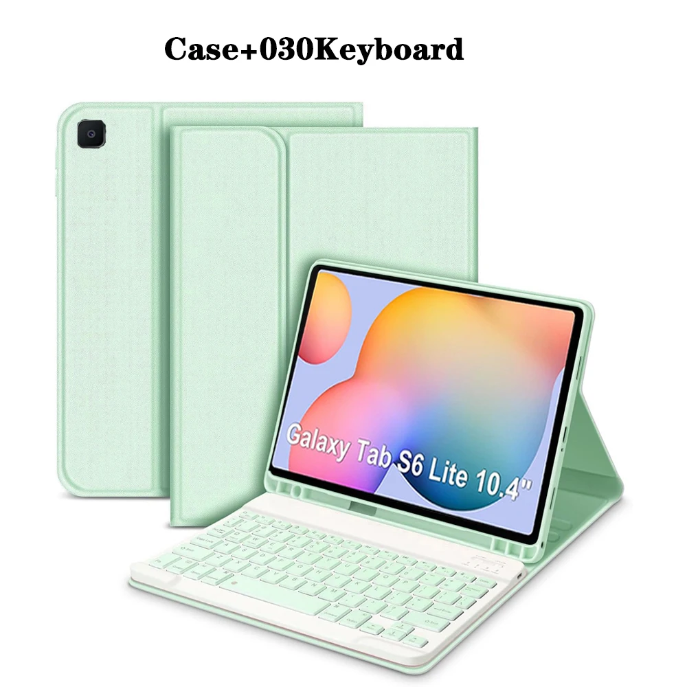 Premium Tablet Case and Keyboard Cover with Pencil Holder, 10.4-Inch