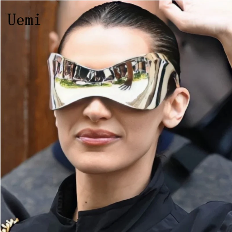 2023 New Fashion Oversized Modern Rimless Sunglasses For Women Men ...